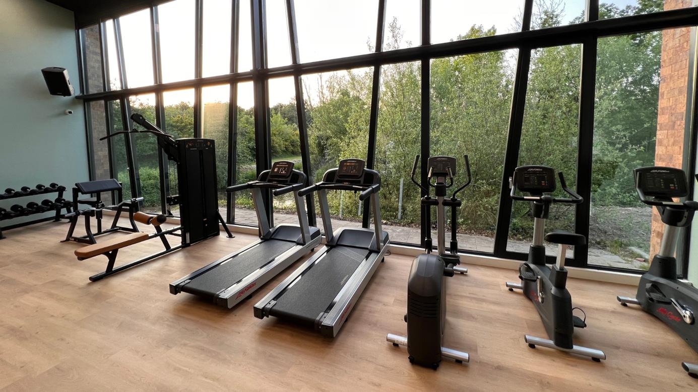 Oefenzaal van de fysiotherapeut in Rhoon